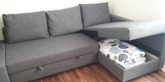 Rozkladaci sedacka ikea friethen  s uložnym prostorem - 3