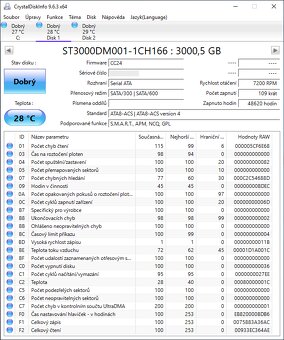 HDD Seagate Barracuda 3 TB SATA 3,5"- otestovaný - 3