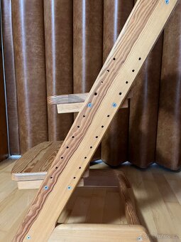 Rostoucí dětská židle z masivu - 3