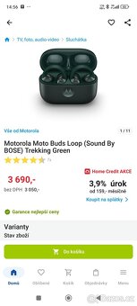 Motorola Moto Buds Loop (Sound By BOSE) Trekking Green - 3