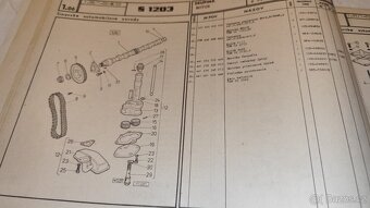 ŠKODA 1203 - seznam náhradních dílů – katalog Š1203 - 3