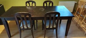 Jídelní stůl velký s židlemi - 3