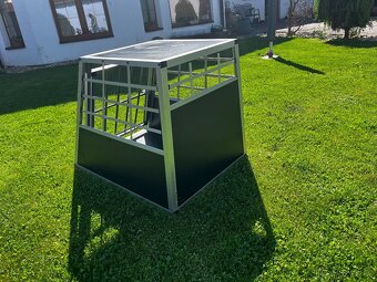 Hliníková klec pro psa 90 x 65 x 70 cm - 3