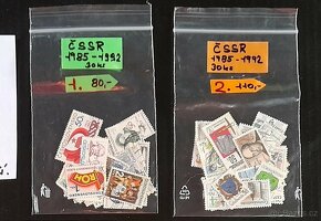 Prodám známky ČSSR 1985 ÷ 1992 viz.foto - 3