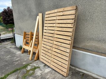 Postel 140 x 200 z masivu (dub a smrk) - 3