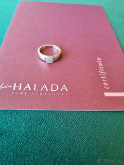Luxusní zlatý prsten Lia Halada s brilianty - 3