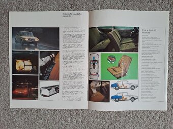 Prospekt automobilu SAAB 99, dobový pro TUZEX - 3