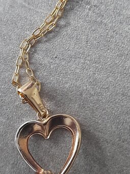 Dámský náhrdelník zlatý 375 9karatu - 3