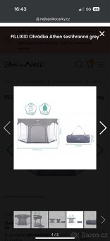 Dětská ohrádka skládací - 3