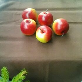 Dekorace - umělá jablíčka - 3