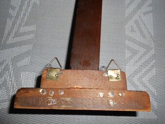 Starožitný Ježíš na kříži 33cm + stolní Ježíš 8,5cm - 3