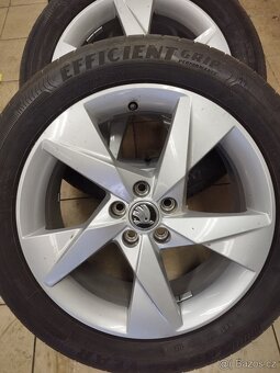 SADA KOMPLETŮ AL. 6,5 J x 17 ET 40 - 5 x100 na ŠKODA - 3