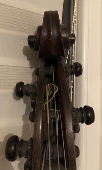 Antický kontrabas kontrabas violoncello housle - 3