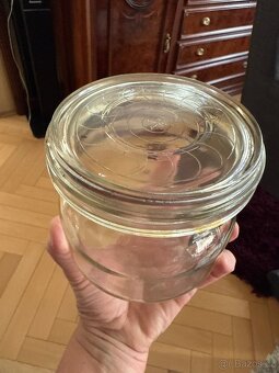 Zavařovací sklenice s víkem 0,5 l značená Brabec - 3