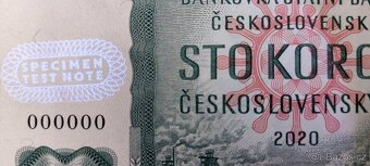 100 Koron Československých COVID, anulát MG, 2020, Gábriš - 3