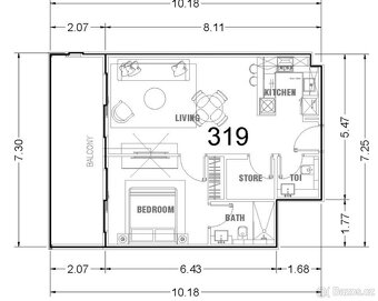 Prodej, byt 2kk, 70 m2, Dubaj, Tavora projekt - 3