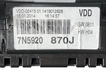 Budíky naftové 7N5920870J Seat Alhambra 7L r.v. 2014 - 3