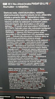 Aku flexa parkside s baterii, nabíječkou - 3