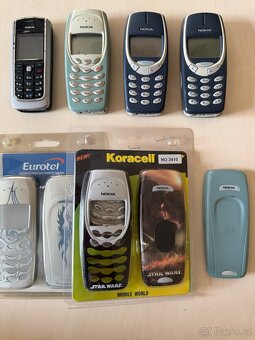 NOKIA: 3310; 3410 + kryty; - 3