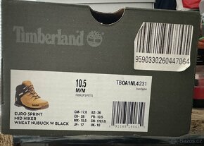 Timberland euro sprint Dětské zimní boty - 3