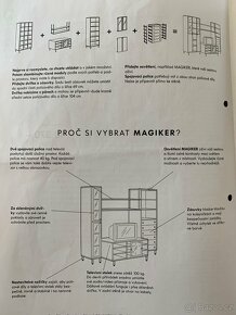 IKEA MAGIKER - TV stolek, obývací stěna - 3