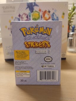Pokémon ARTBOX stickers Booster box, originál zabaleny - 3