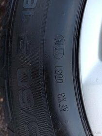 AUDI -16"ORIGINÁLNÍ ALU KOLA S LETNÍMI PNEUMATIKAMI - 3