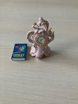 Miniatura hodin porcelán - 3