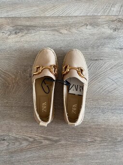 Espadrilky v béžové barvě Zara - 3