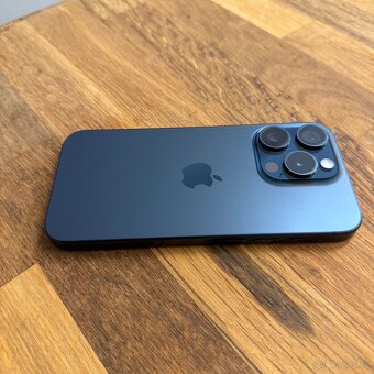 iPhone 15 Pro 128GB, 100% baterie, záruka - 3