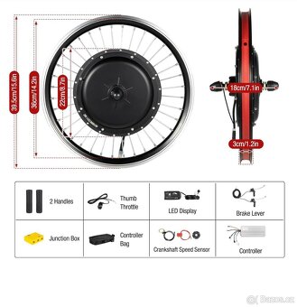 Sada pro přestavbu 20" předního kola 48V 1000W - 3