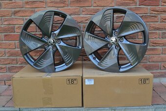 5x112 R18 Originální hliníkové disky Škoda Octavia 3/4 - 3