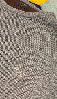 JOOP  BAVLNĚNÝ PÁNSKÝ KRÁSNÝ SVETR L(L-XL) PODZIM-ZIMA SILNÝ - 3