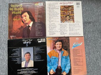 4x LP desky Karel Gott, 1x SP + originální plakát - 3