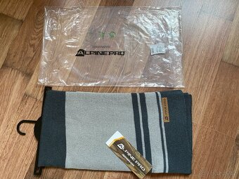 Nová unisex tenčí šála ALPINE PRO - šedá, 160 cm - 3