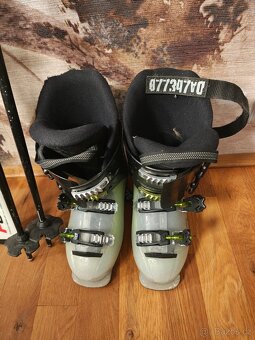 Dětské lyže Elan 110 + hůlky Leki + lyžáky - 3