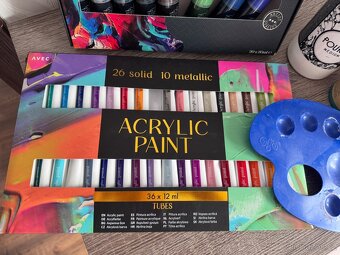 Sada akrylových barev - 3