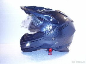 Cross-helma W-tec, AP885,CarbonLook,vel.XXL,NOVÁ,černá barva - 3