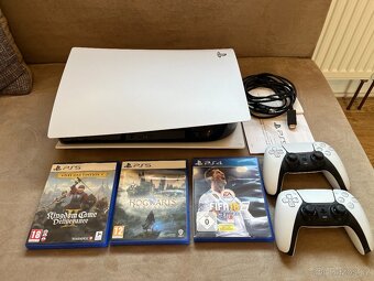 PS5 825GB ( s mechanikou) + HRY + 2 OVLADAČE - 3