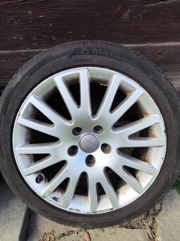 Alu kola 5x112 R17 s letním pneu - 3