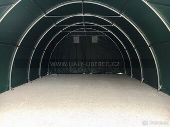 Plachtová hala 6.1 x 9.15 x 3.66 m, 750 g/m2 PVC - 3