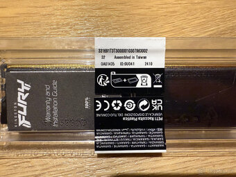 Kingston Fury Beast Black XMP DDR5 32GB 6000MT/s - 3