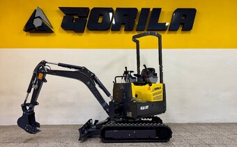 Minibagr Gorila GA12 PRO Kubota, Joysticky, AKCE - 3