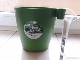 Obal (květináč) LIMES UNO+nůžky sv. zelený, nový - 3