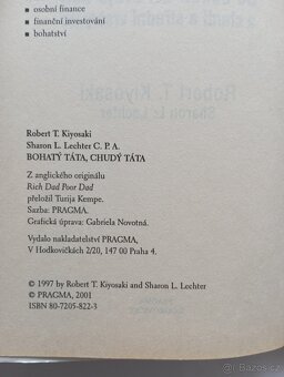 Bohatý táta, chudý táta, autor Robert Kiyosaki - 3