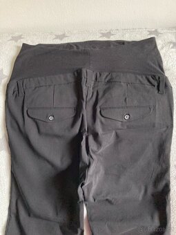 Černé těhotenské kalhoty H&M MAMA vel. 42 - 3