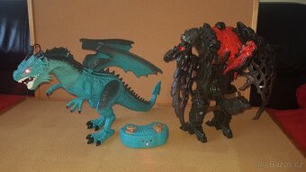 Transformers 1-step Turbo Changer Dragonstorm + Ledový drak - 3