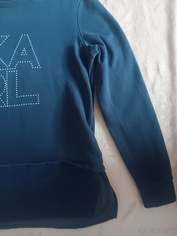 Karl Lagerfeld modrá mikina,vel.36/38 - 3