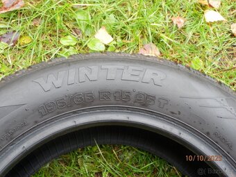 2xZimní gumy WINTER 195/65 R15 2x5,5MM - 3