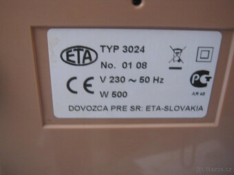 Prodám plně funkční mixér-robot ETA PRAKTIK 3024 - 3